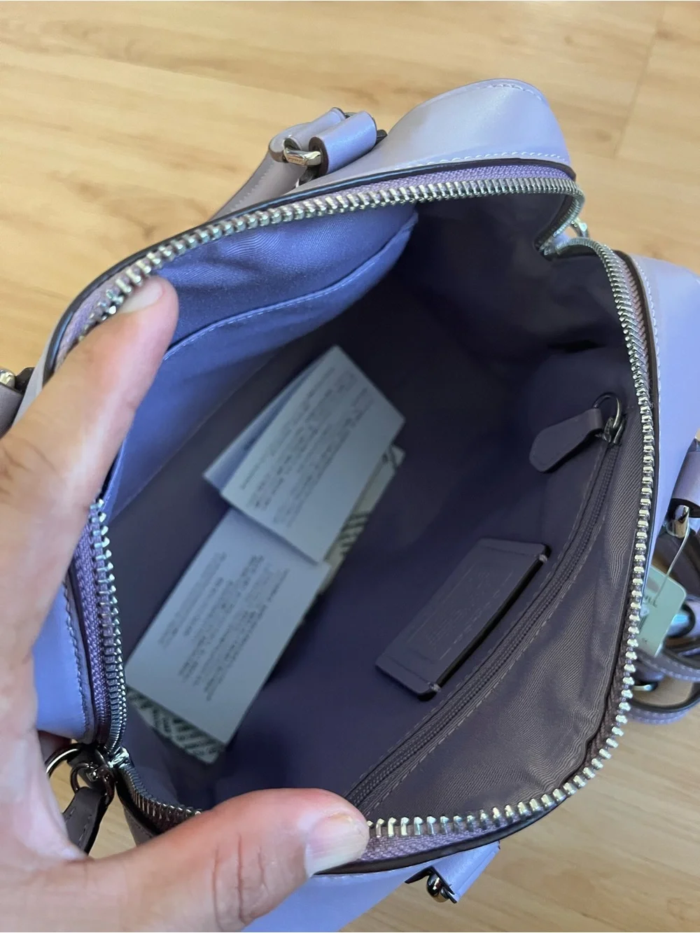 Coach Signature Mini Bennett Khaki Jasmine#F32203